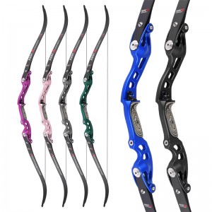 Nika bowery ET-10 62inch RH Alúmanam ILF 19inch Riser Bow Recurve Bow