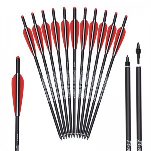 Elongarrow 116048 20inches 7.62 * 8.8mm Bolts rolldfiberglass le haghaidh crossbow seilge amuigh faoin aer